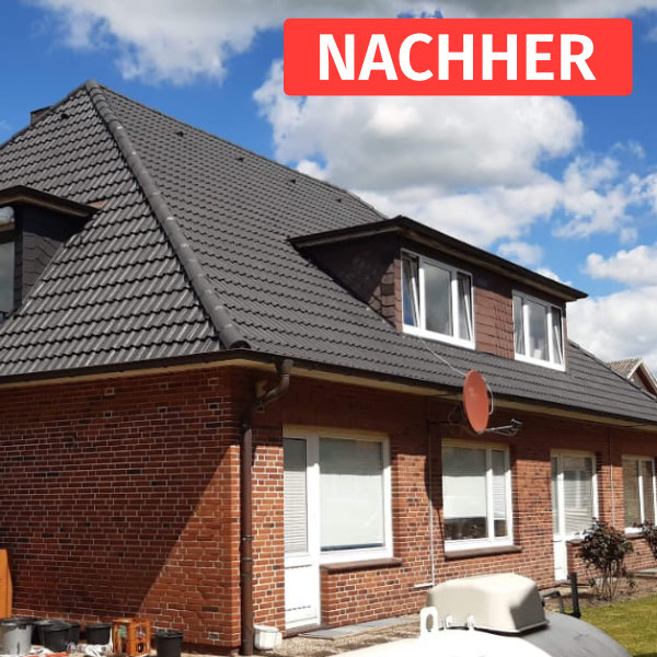 Dach nach der Dachbeschichtung Neuwied